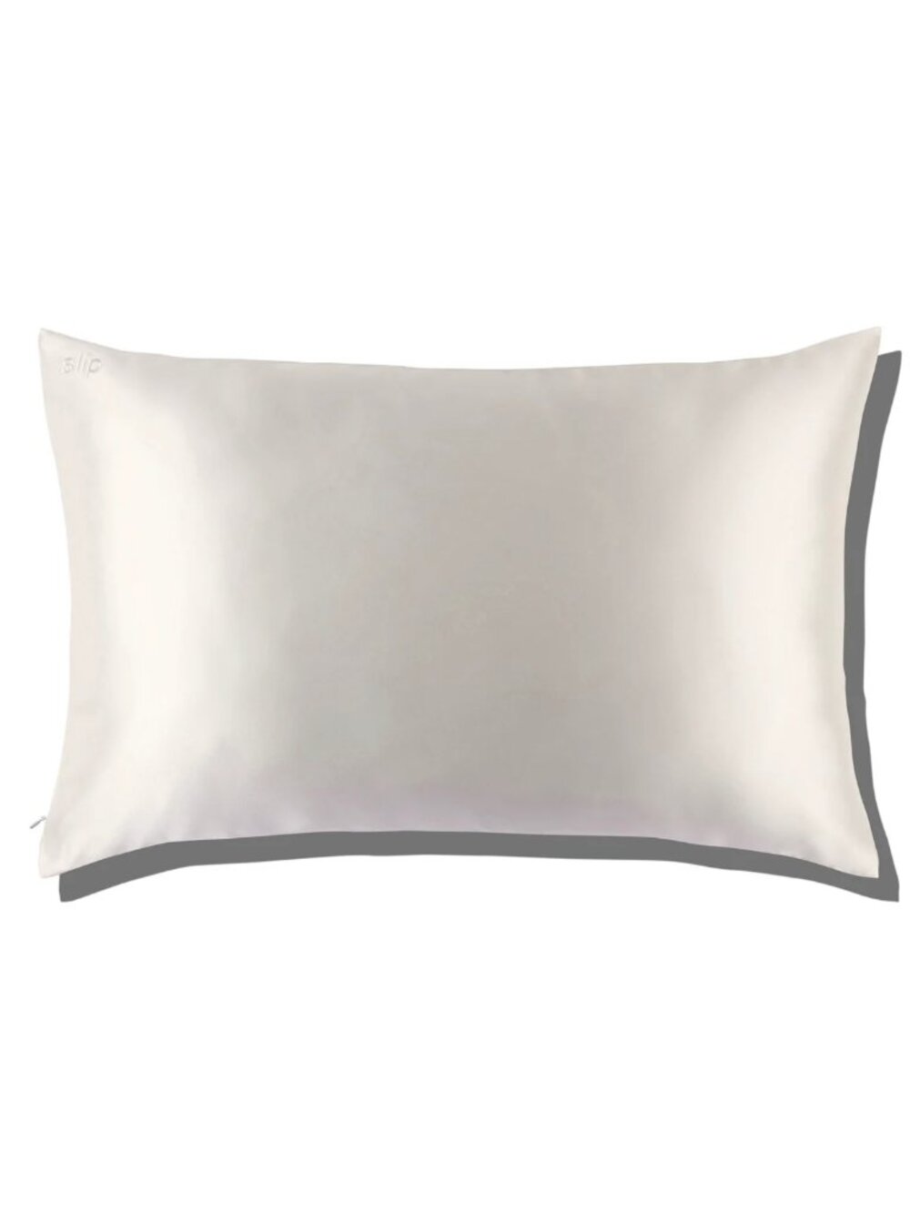 Slip Silk Envelope Closure Standard Size Pillowcase -- Off White